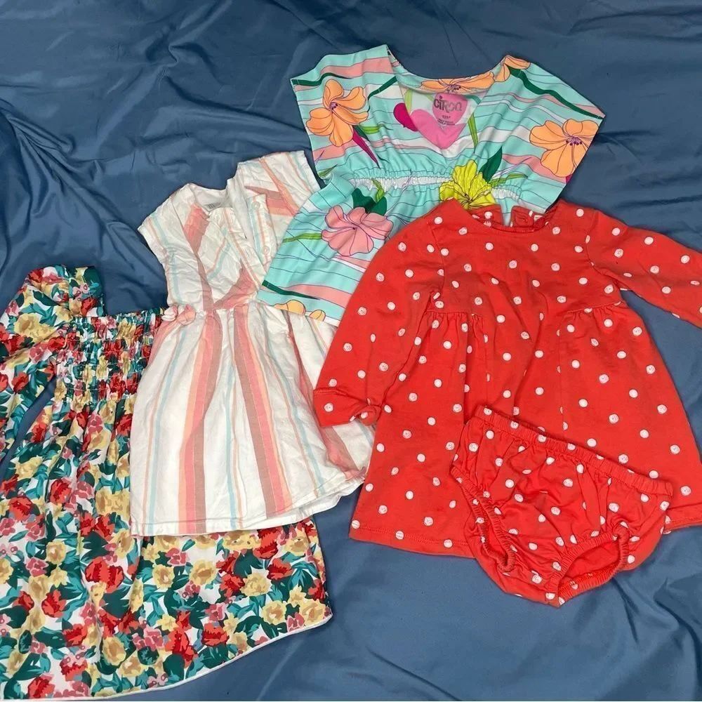 Colorful Toddler Dress Bundle